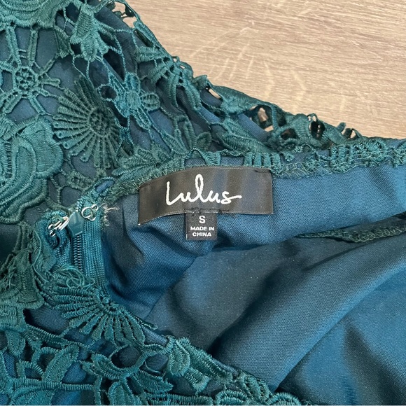 Lulu's Green Backless Mini Dress - Picture 9 of 9